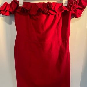 Wayf red dress 💃